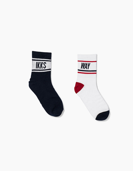 Navy White