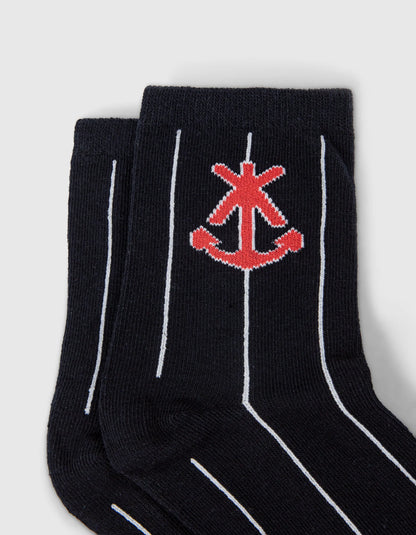 Navy White