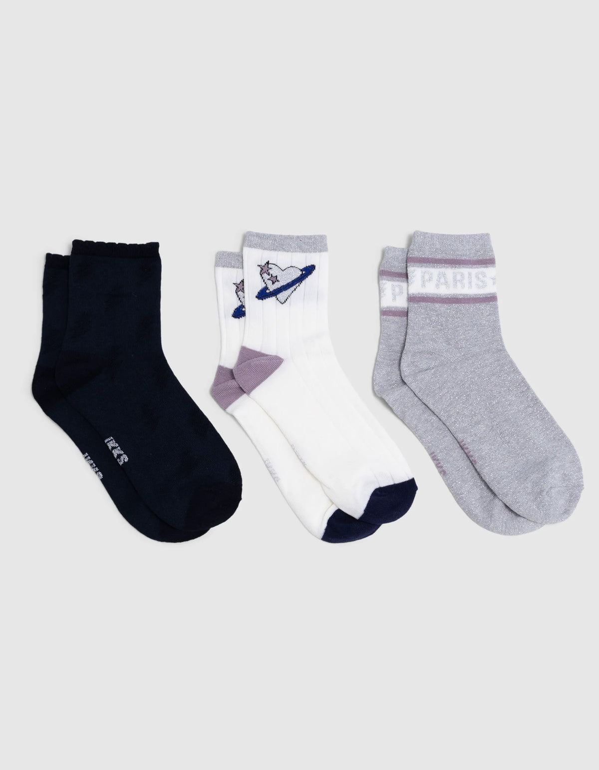 Navy Ecru