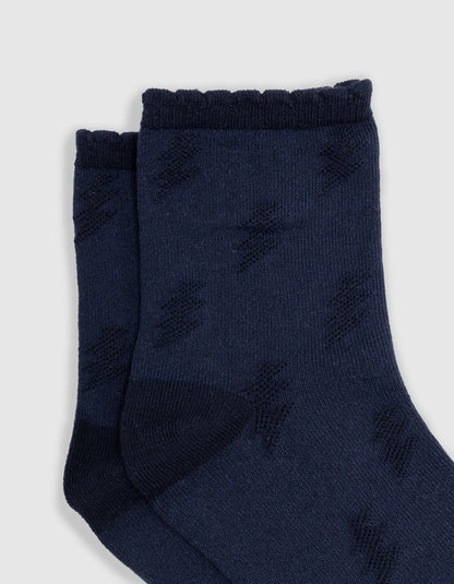 Navy Ecru