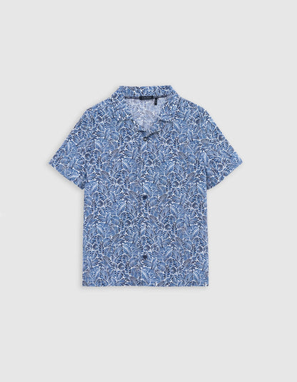 Navy Printed