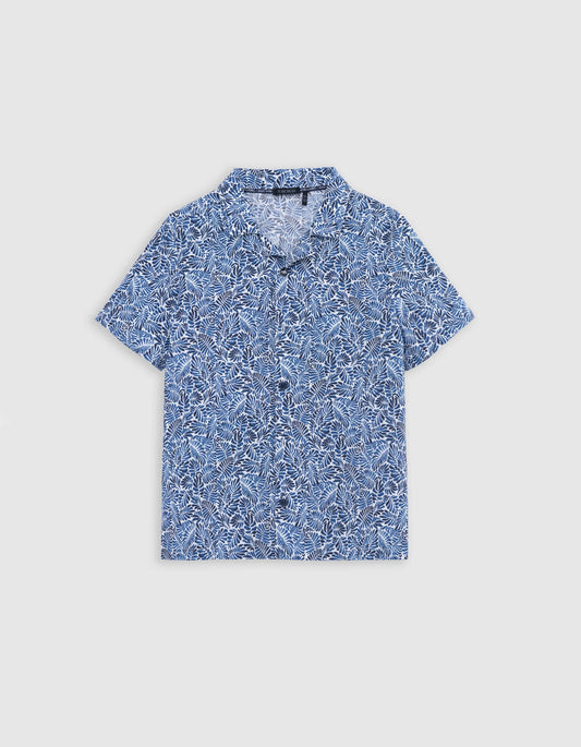 Navy Printed