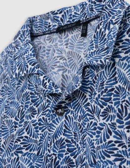 Navy Printed