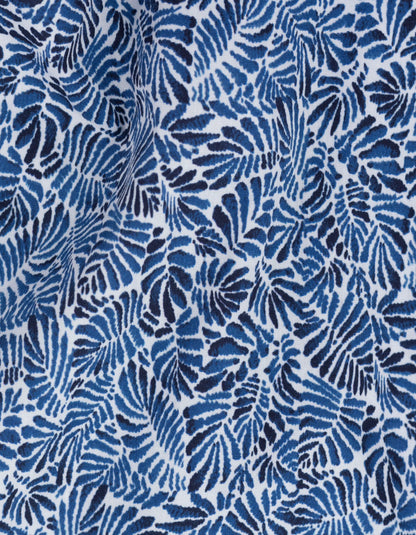 Navy Printed