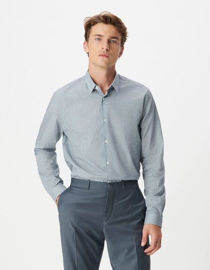 Printed Blue