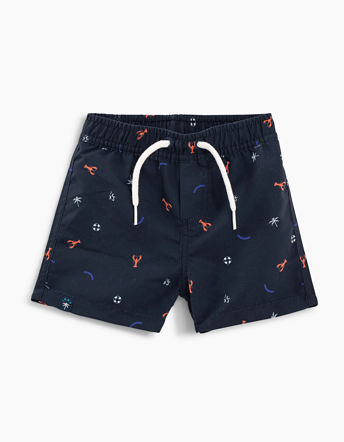 Navy Printed
