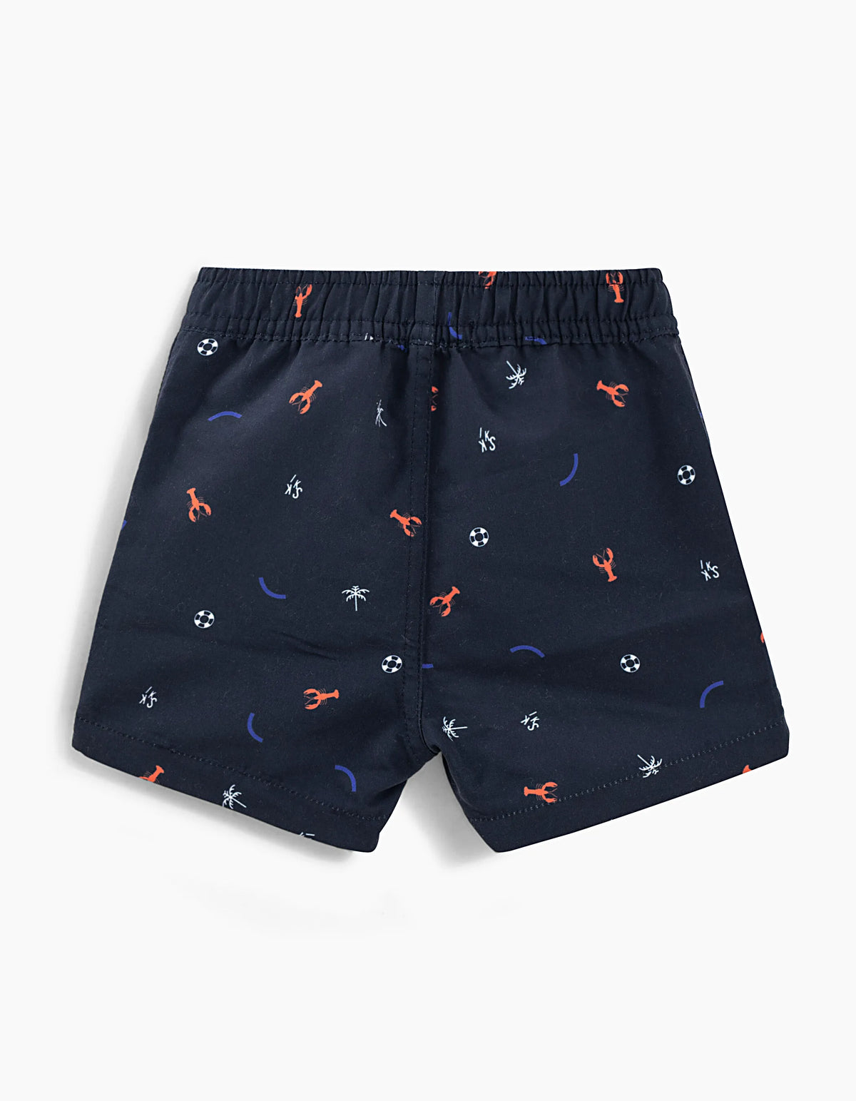 Navy Printed