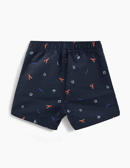 Navy Printed