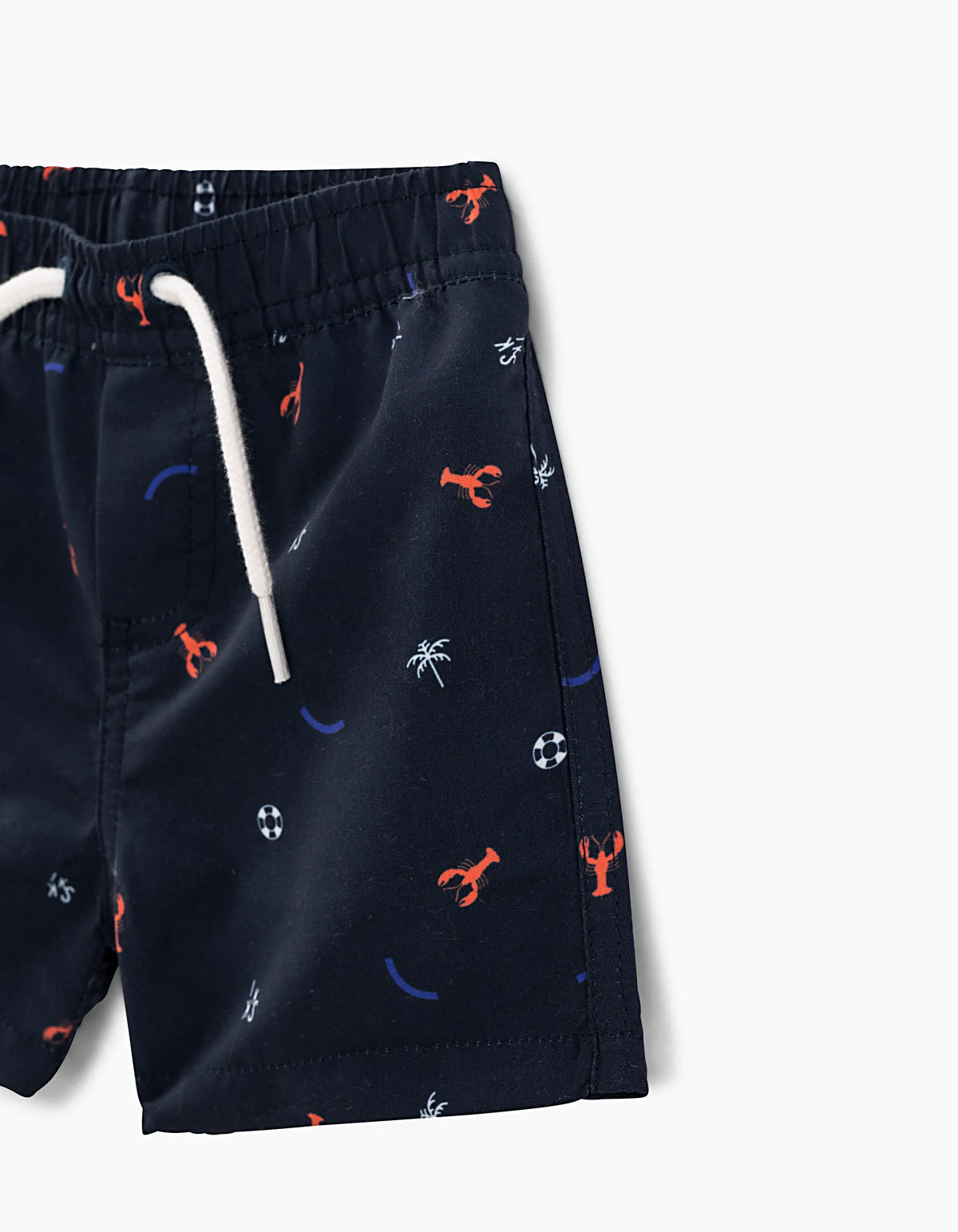 Navy Printed