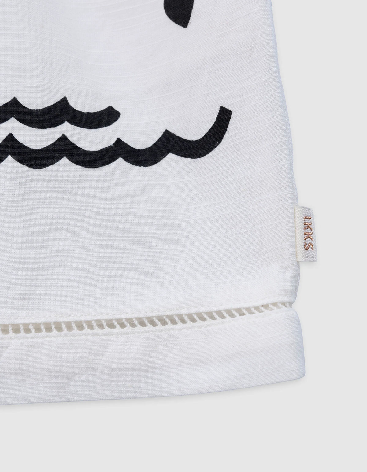 White Printed