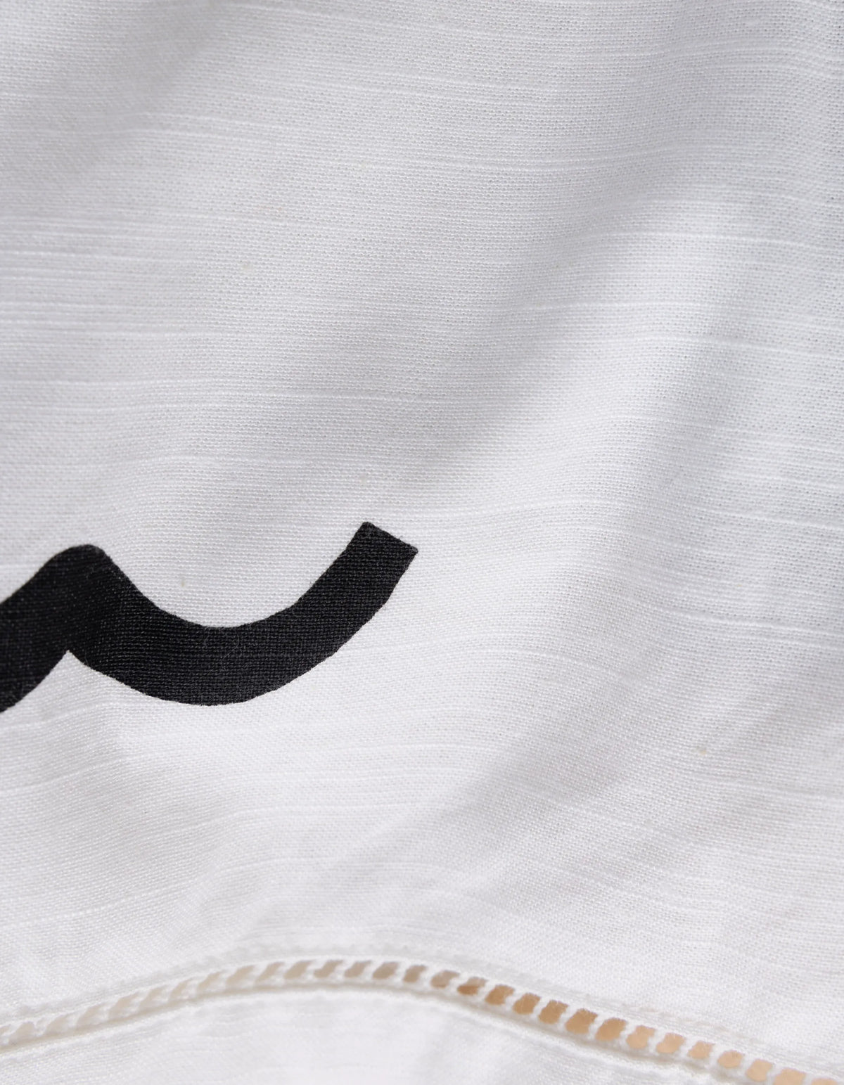 White Printed