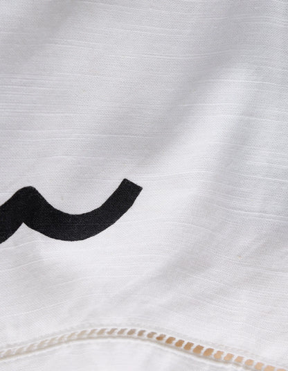 White Printed